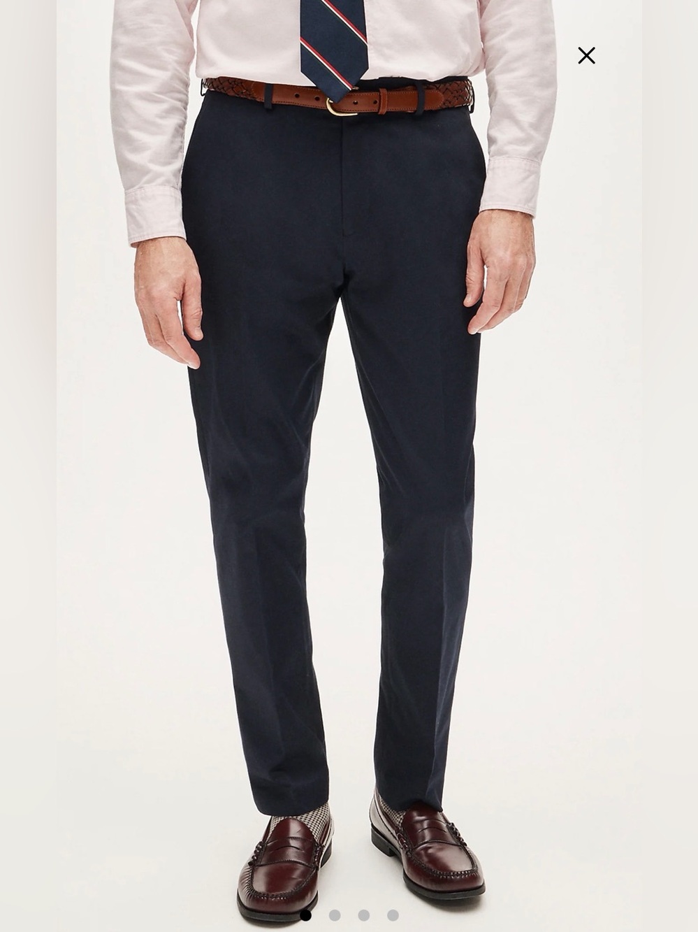 J.Crew Navy Ludlow Slim-fit Suit Pant in Japanese Cotton Chino Size 30 x 30 NWT - Picture 1 of 11